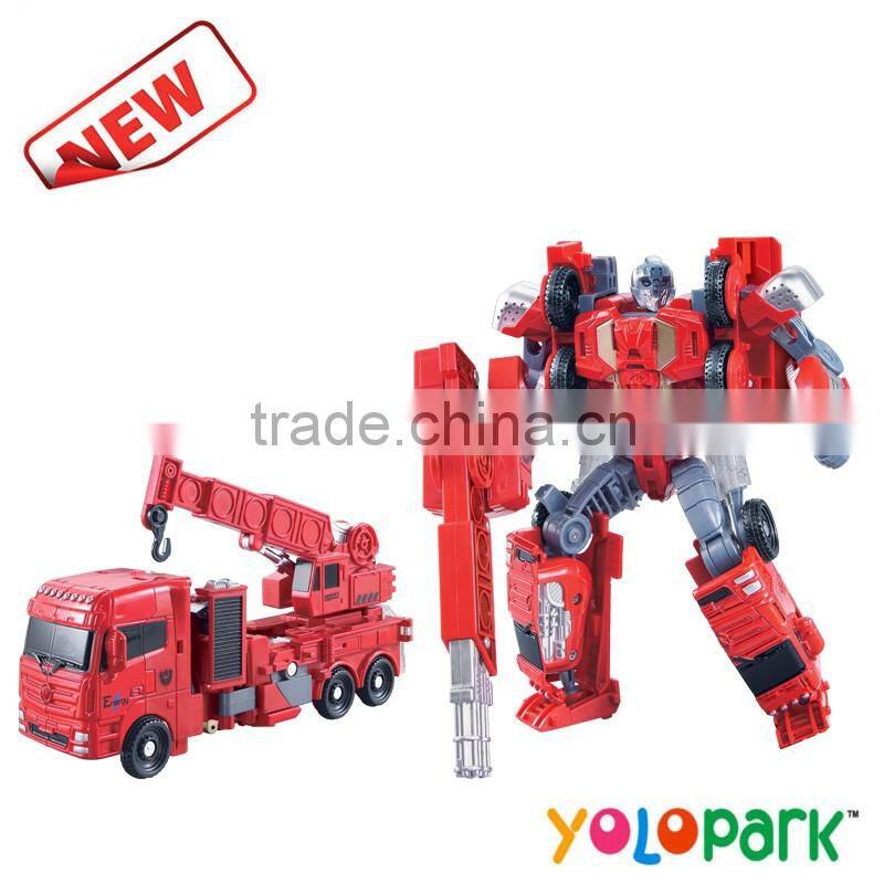 Metal Five In One Deformation Robot Excavator
