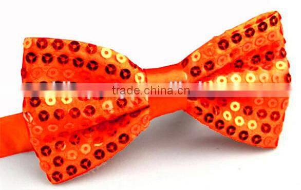 Shiny sequin bow tie