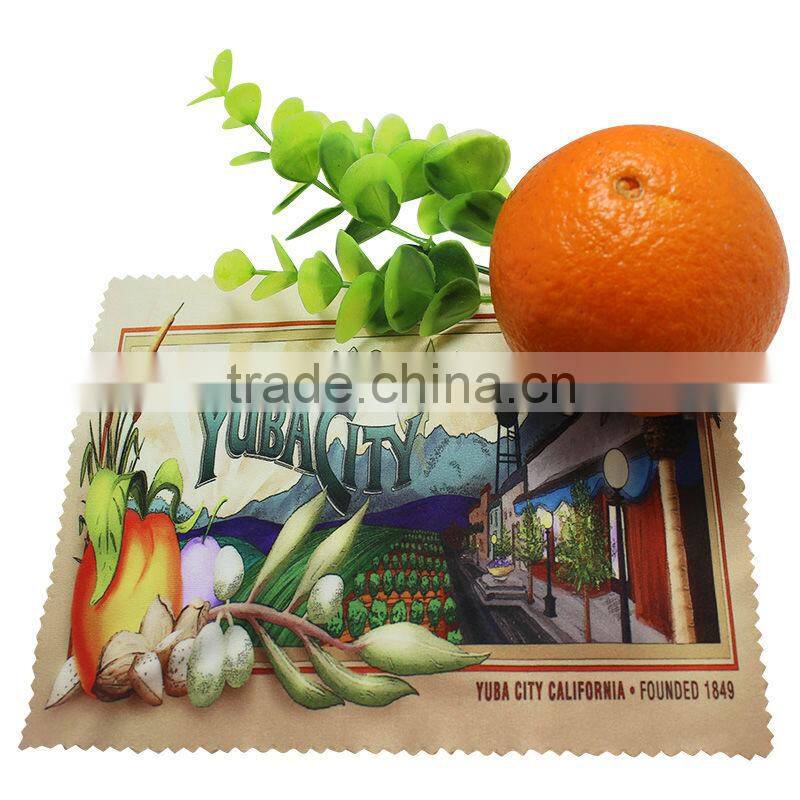 Microfiber lint free lens cleaning cloth