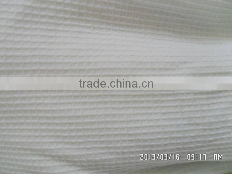 100% cotton waffle bathrobe for hotel and home use