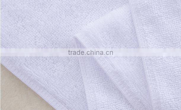 100% cotton white colour hotel bath towel