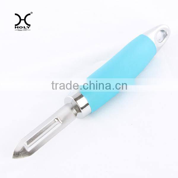 Stainless steel swivel peeler with ABS +TPR handle