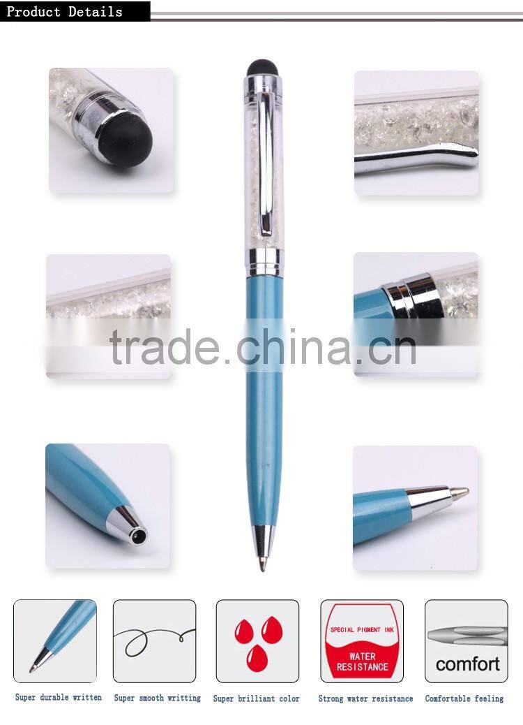 New design ballpoint pen crystal pen for promotional gift