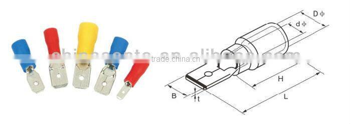 MDD insulated copper wiring terminal connect