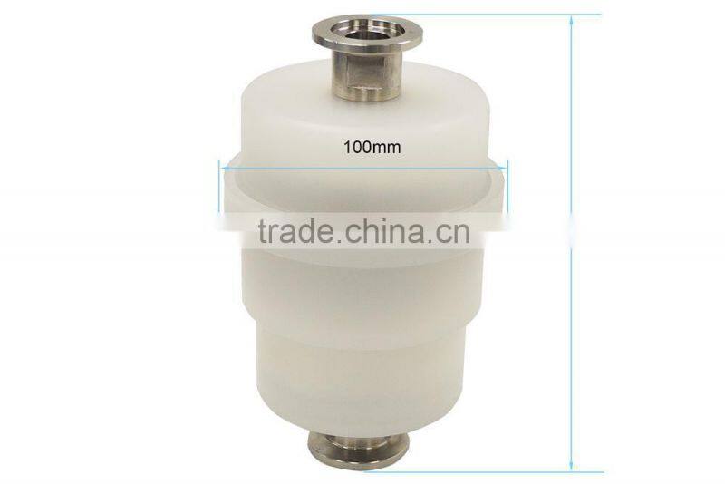 Double Layer Vacuum Pump Exhaust Filter with KF-D25 Adaptor & Quick Clamp - EQ-CG-4L-N