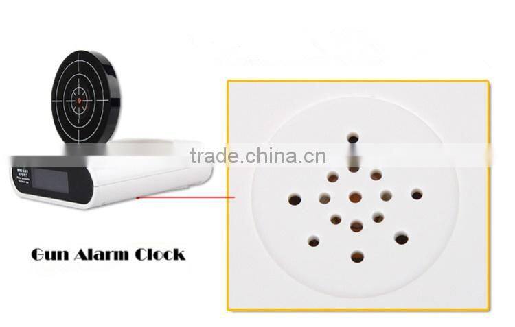 Shooting Target Laser Power-saving Gun Alarm Clock