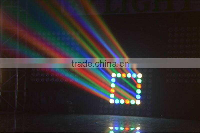 Multifunction led stage light tri color 25pcs led matrix stage light