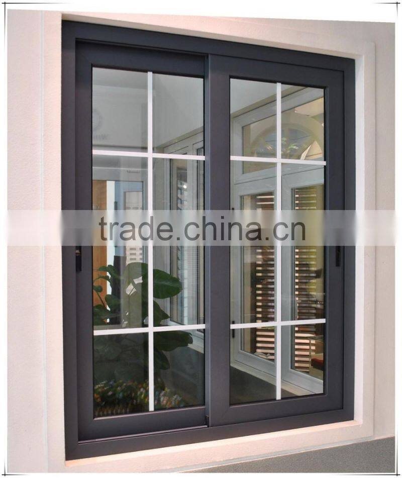 Factory manufacture various good price sliding window with grill