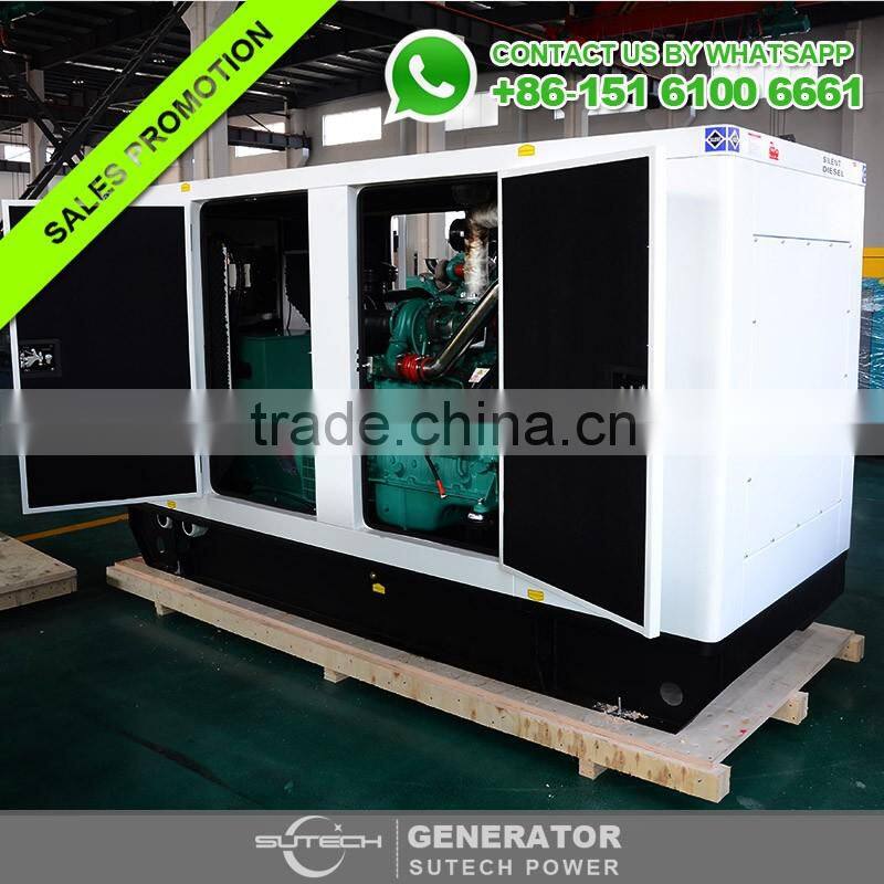 3 phase silent type 100kw generador diesel with automatic transfer switch