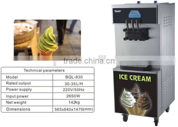 High quality enclosed instant ice cream machine