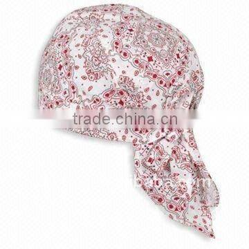 Printed fashion girl's sport bandana scarf hat or cap