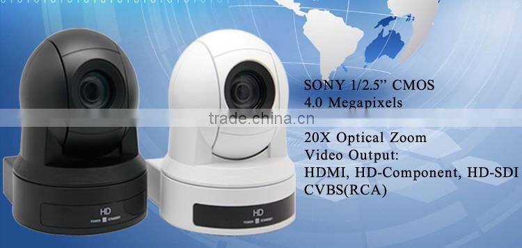 4.0 Megapixels 20x optical zoom ptz ip camera