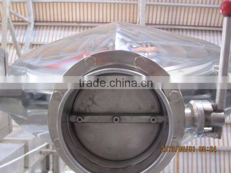 Industrial V shape dry powder mixer for chemical pharmaceuticals food