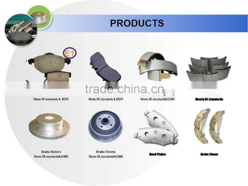 Auto brake system drum brake shoe for cars