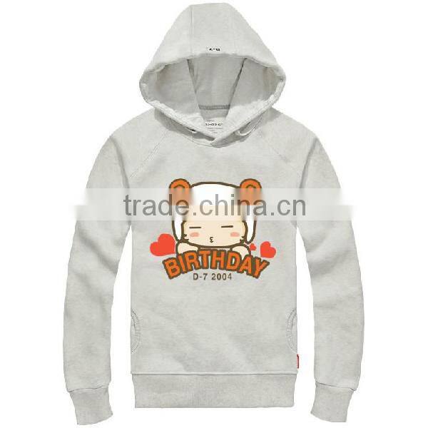 plain warm girls winter hoodies OEM(YCH-B0151)