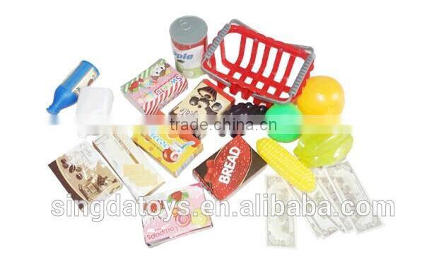 2014 Newest Supermarket shopping with suit the cash register Toys Set for kids