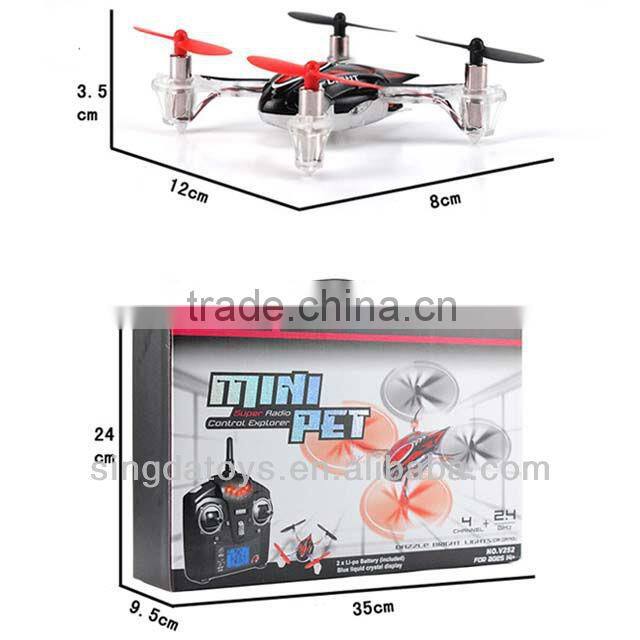 New Arriving! V252 2.4G 4CH 6 Axis RC Quadcopter Helicopter