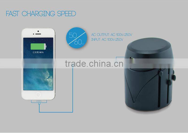 GENJOY Cute uk multi travel adapter plug for Android System Moblephone