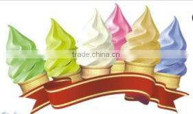 22KG stainles steel outdoor rainbow soft ice cream machine