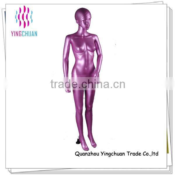 Female posed colored boutique wedding clothes model