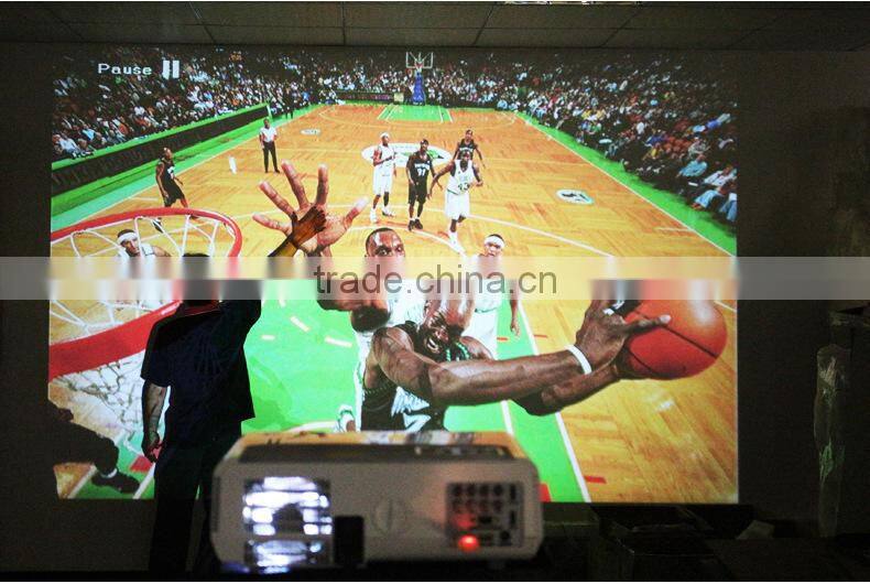 Brightest 4500lumens Native 1280*800 Full HD Led Digital Smart Projector,Wireless connect to iPhone/iPad