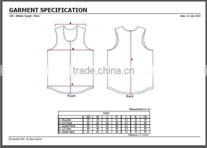 New style promotion sublimation running shirt