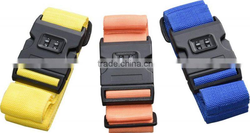 2015 new product colourful new design belt suitcase straps,exquisite design custom luggage strap