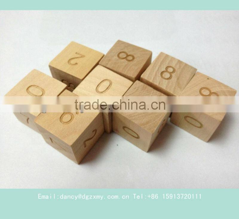 small wooden cubic