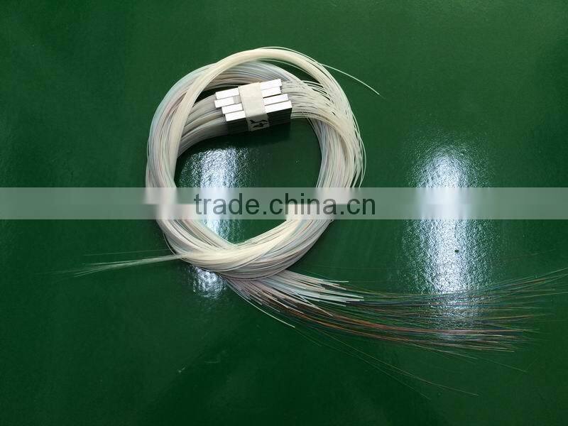 900um fanout fiber 1x6 optical PLC splitter for GPON FTTH