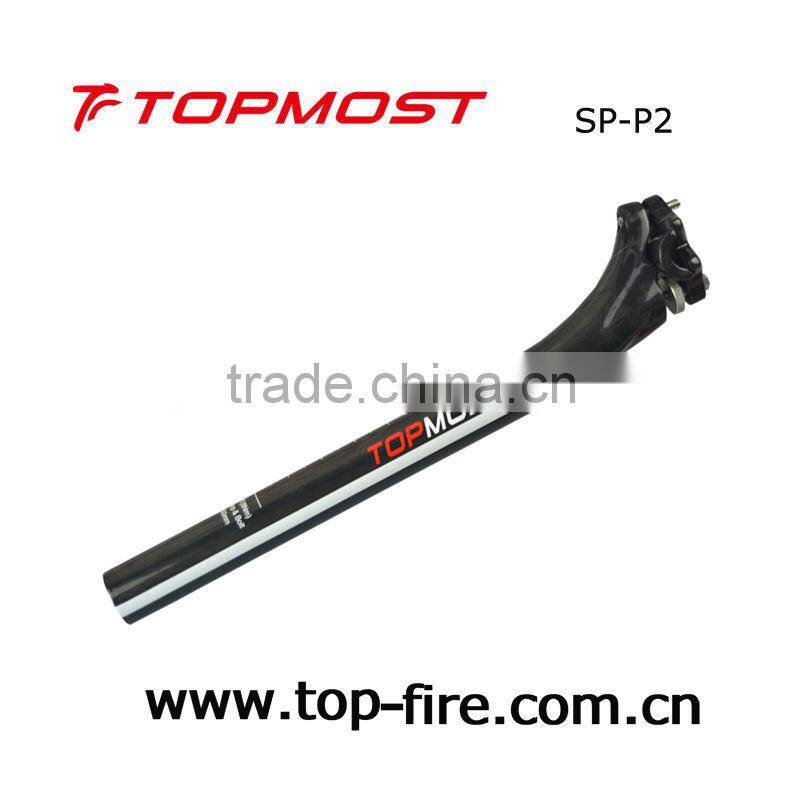 2013 popular 31.6mm 3k glossy carbon fiber seat post SP-P2