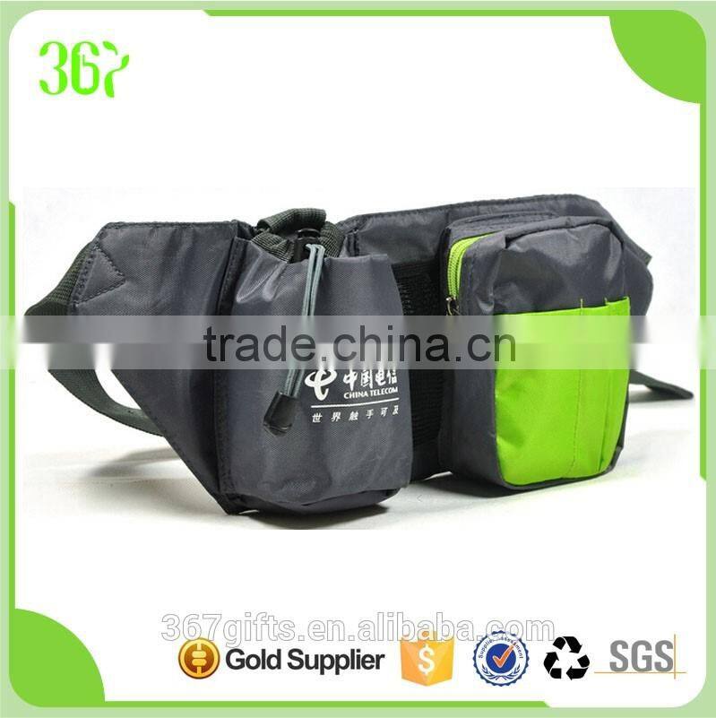 Sport Chest Bag Multifunctional Waist Bag with Water Bottle Holder