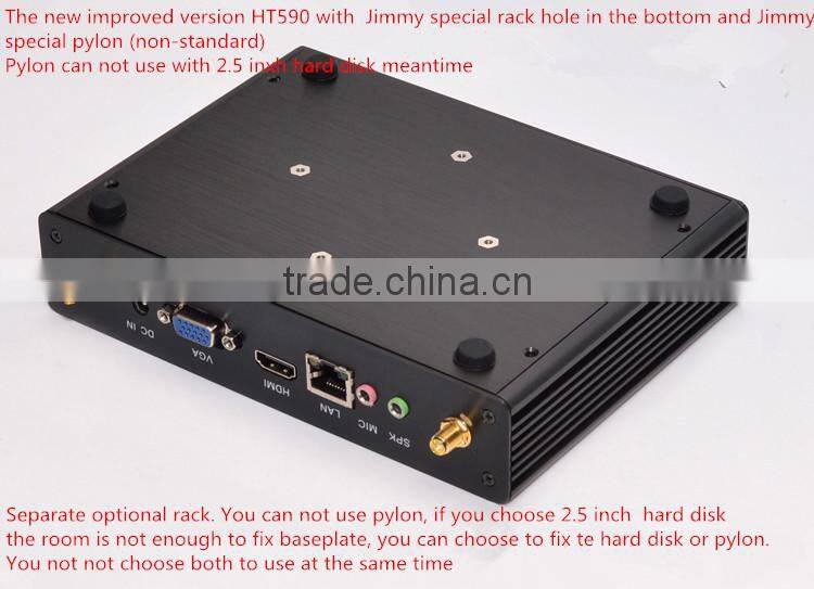 mini pc/mini chassis /fanless HTPC/tv box/industrial personal computer with dual core 2980U