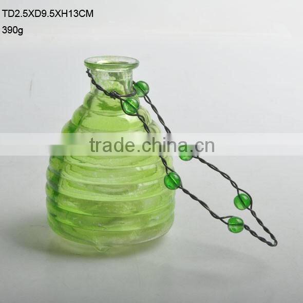 most popular transparent/decorative/spray glass insect trap for supermarket /garden decor