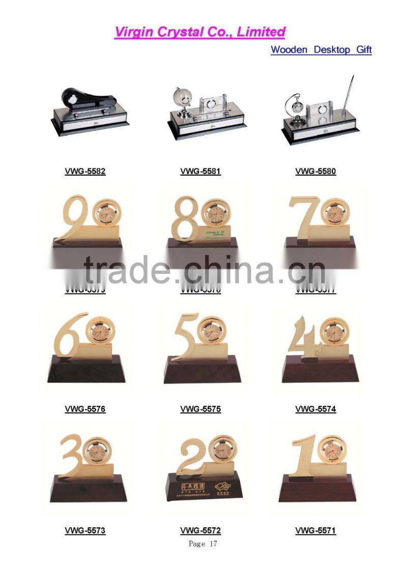 personalized 10 years anniversary company souvenir gifts with globe