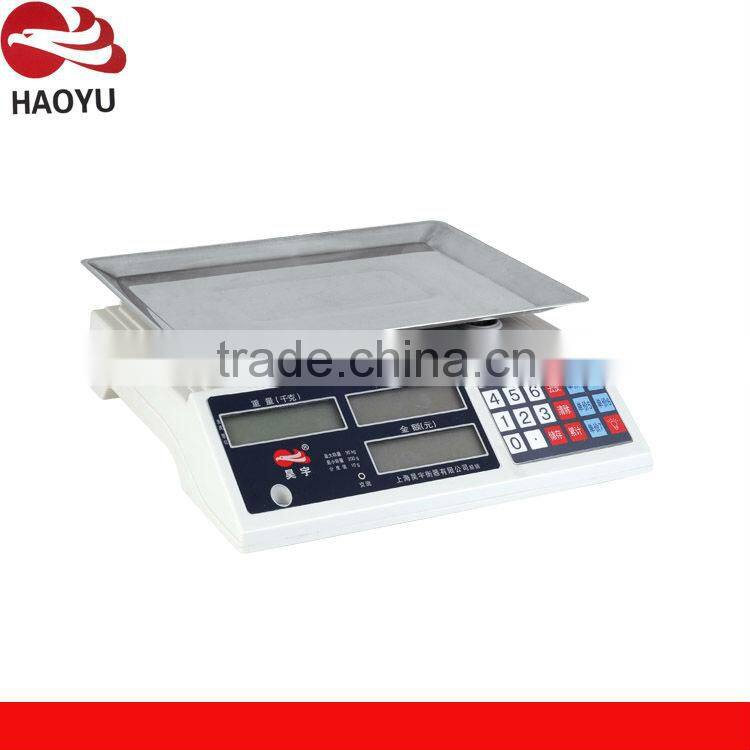 HY-30 ACS waterproof Price Computing Scale LCD&LED