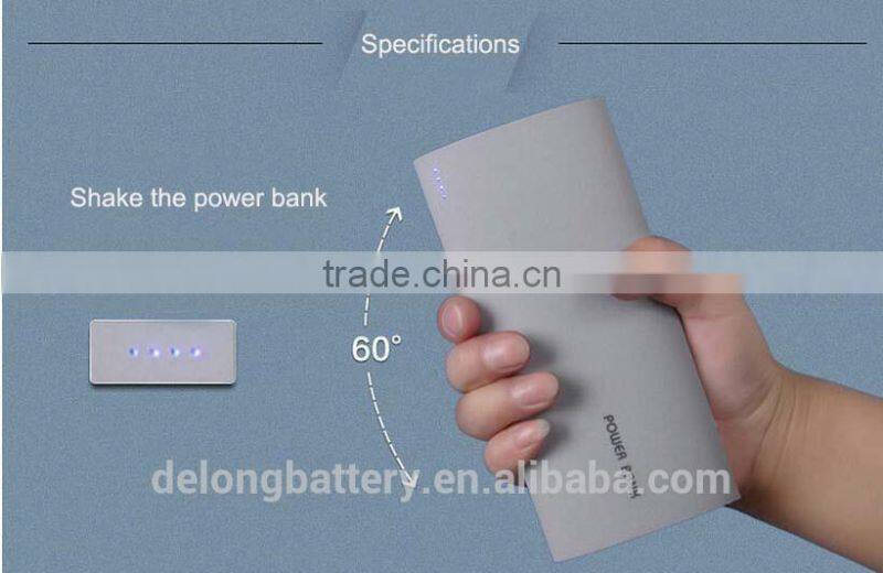 DELONG power bank factory price 20000mah real capacity lithium ion phone charger