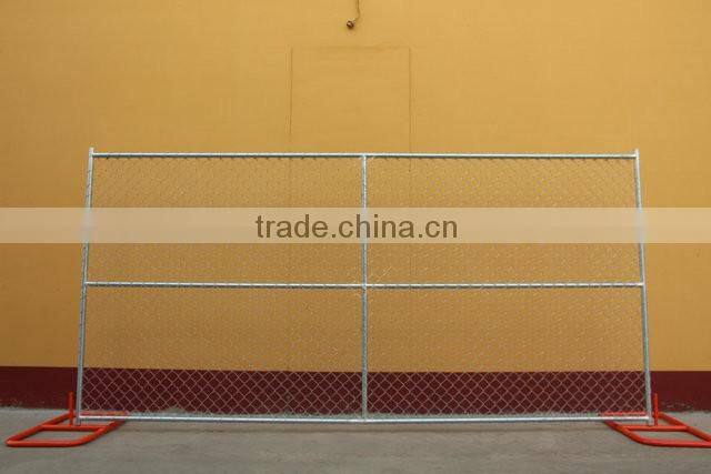 Cheap cost easily assembled spot temporary chain link fence for sale