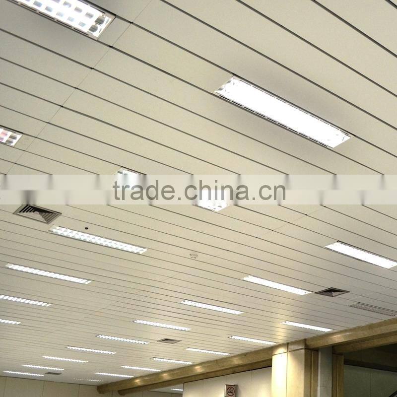 Powder Coating Metal Strip Suspended Decorative Interior Ceiling Design