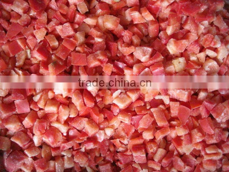 Red Capsicum Sliced Frozen Red Pepper