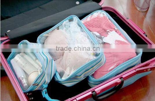 PVC clothesToiletry bag travel bag 3 pieces of set