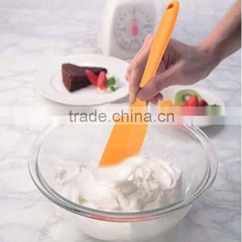 Colorful Silicone Baking Tool Cake Cream Butter Spatula Mixing Batter Scraper