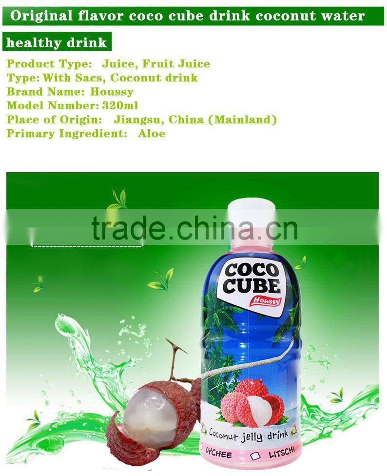 high quality houssy premium 320ml full pulp coconut water