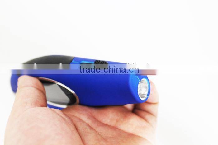 2014 New 5 in 1 Hand held 200 psi backlight digital tire pressure gauge for testing car with digital tread ruler of 15mm