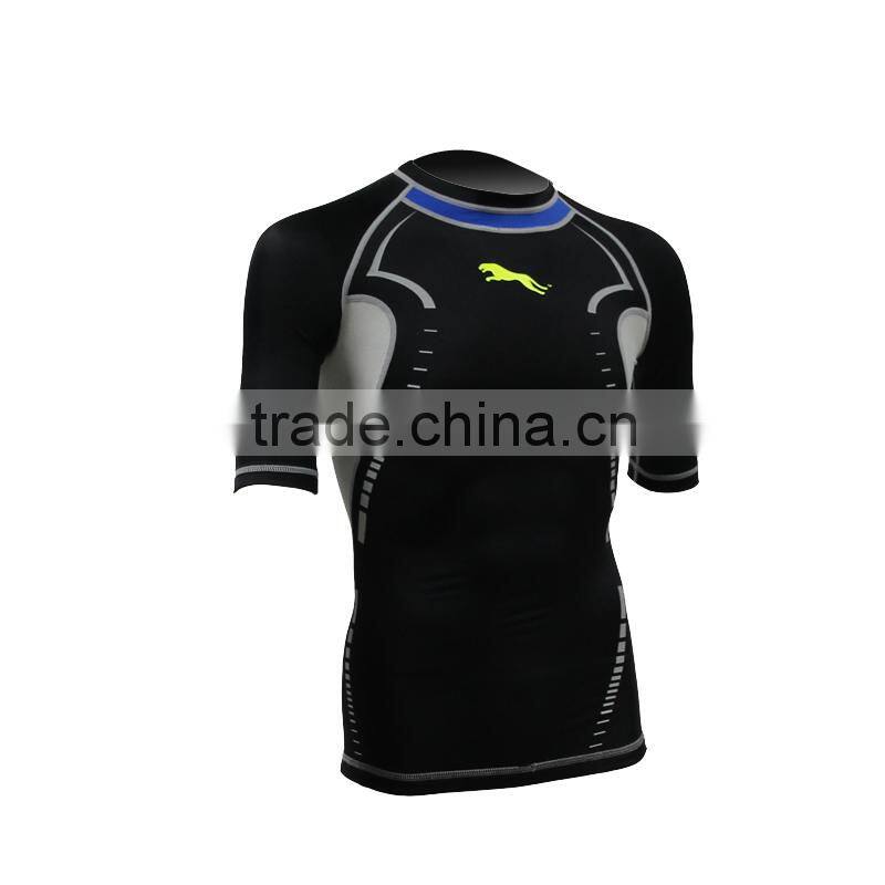 Dri Fit Breathable Rash Guard Men's Wholesale Rash Guard,High Quality Rash Guard