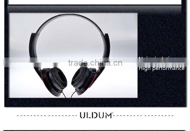ULDUM TPE wired Headset with 3.5mm double jack DJ headphones