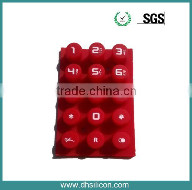 custom made silicone button rubber keypad