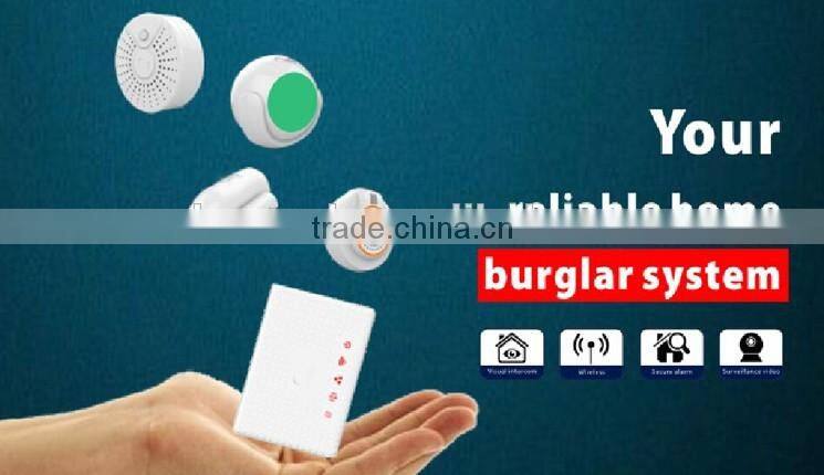 8Ch NVR Central Control System Alarm Host Complete Home Security System Smoke Detector