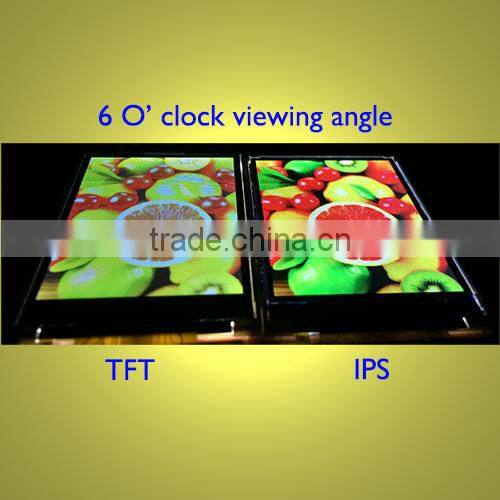 4.0 inch 480*800,ILI9806E,3 wire SPI +16/18/24 bit RGB interface, full viewing angle, high brightness IPS LCD