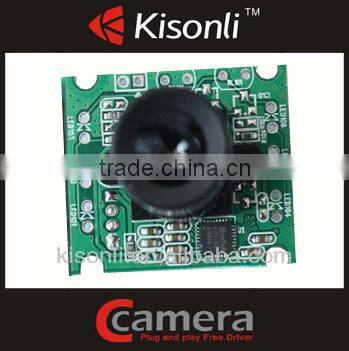 Wide angle micro camera module with Yuy2 Mjpeg