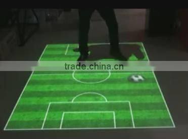 interactive floor or wall projection system for LCD advertising display